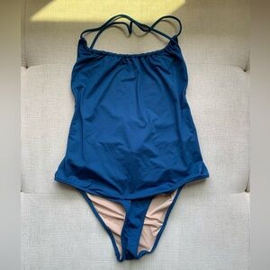 J. Crew Playa Rockaway Ruched One Piece Swimsuit